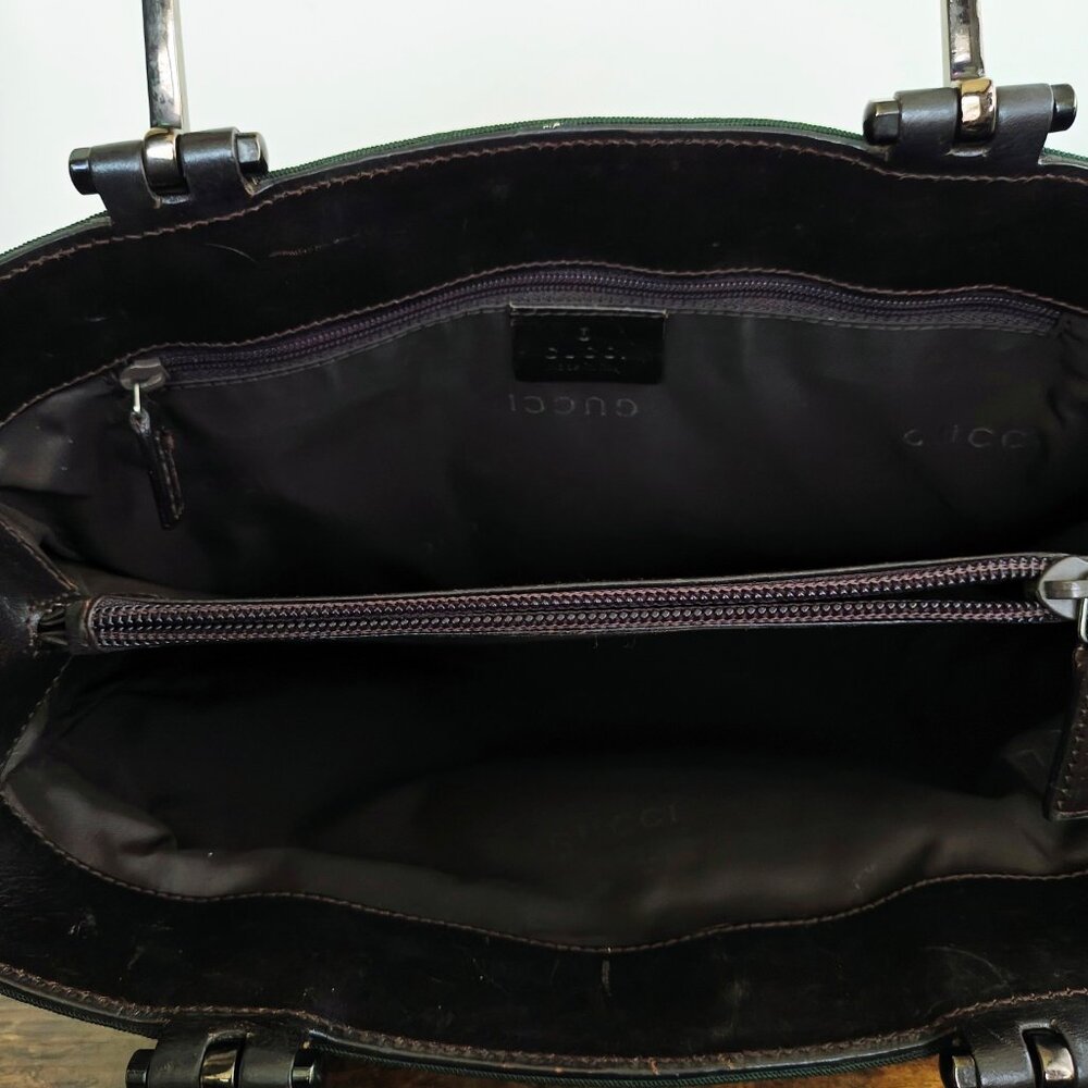 Vintage GUCCI Top Handle Tote Bag - Picture 15 of 16